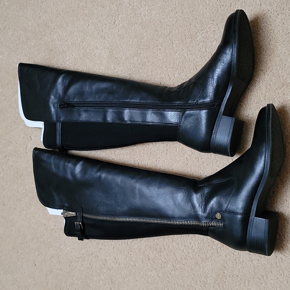 Calvin Klein Gladys Calf/Stretch Leather Boots